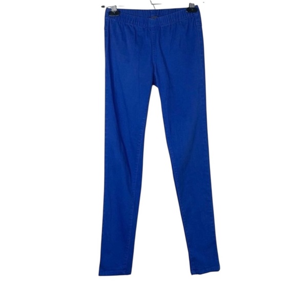 ONLY Skinny ankle Leg Jeggings Coloured Jeans Elastic waistband Cobalt Blue XS - Picture 2 of 13